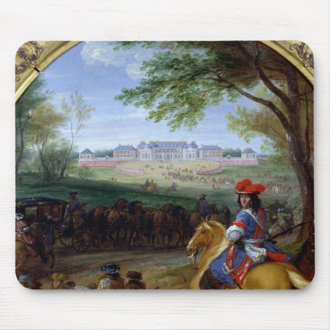 Mousepad Vista do palácio de Versalhes em 1669 (Frente)