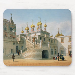 Mousepad Vista do palácio do Boyar na Moscovo Kremlin