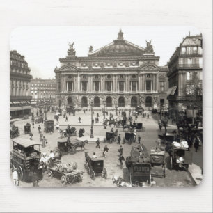 Mousepad Vista do teatro da ópera de Paris, 1890-99
