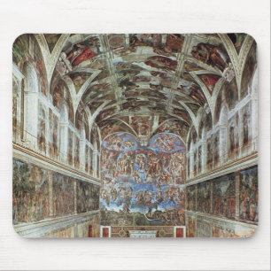 Mousepad Vista interior da capela de Sistine
