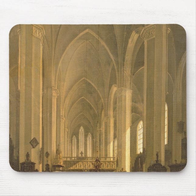 Mousepad Vista interior da igreja de St John em Hamburgo (Frente)