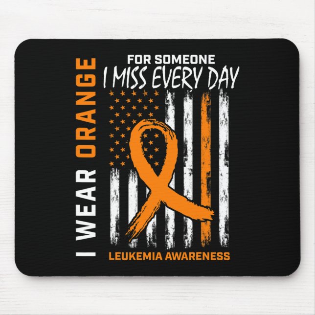 Mousepad Vista Laranja Para Alguém Que Sinto Falta De Consc (Frente)