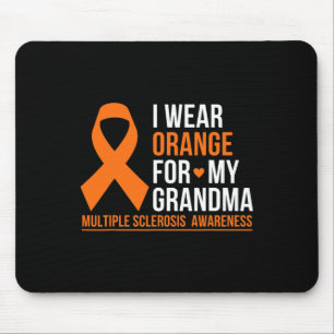 Mousepad Vista Laranja Para Minha Avó Esclerose Múltipla Sr