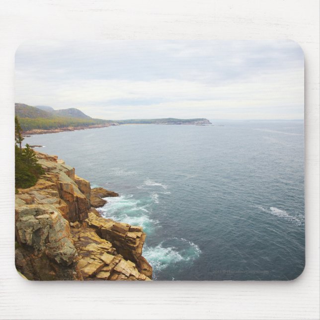Mousepad Vista litoral do parque nacional do Acadia (Frente)