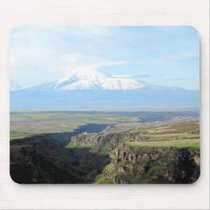 Mousepad Vista na montanha Ararat do lado armênio