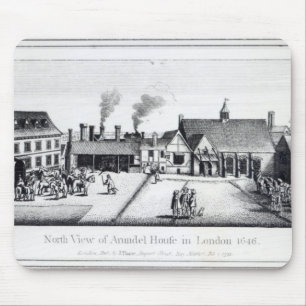 Mousepad Vista norte da casa de Arundel em Londres