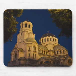 Mousepad Vista noturna da Catedral de Alexander Nevski