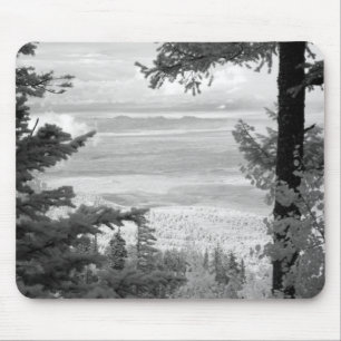 Mousepad Vista oeste do cume de Sandia, Montanhas,