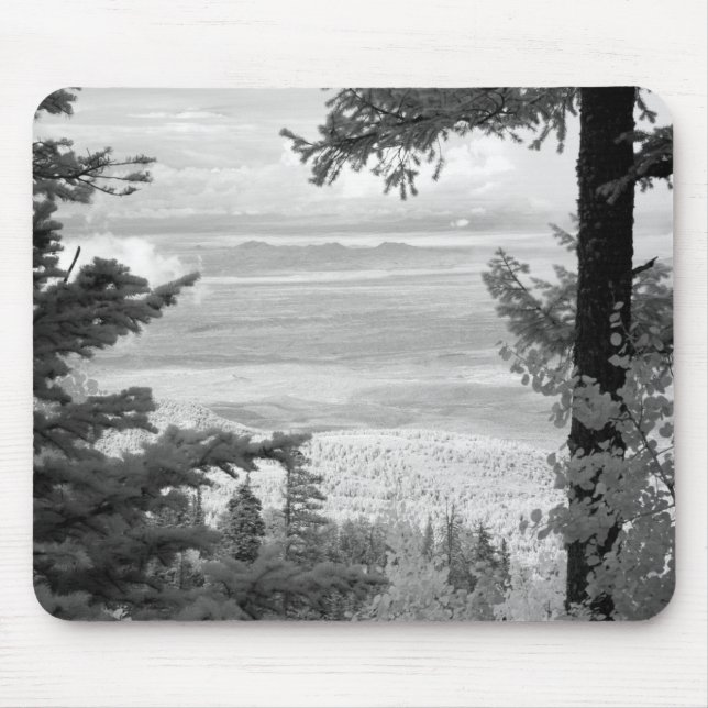 Mousepad Vista oeste do cume de Sandia, Montanhas, (Frente)