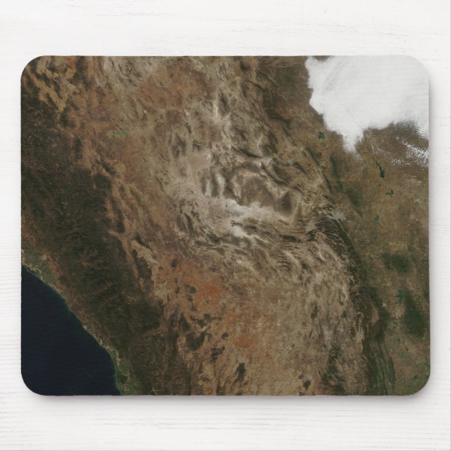 Mousepad Vista por satélite da paisagem do centro do México (Frente)