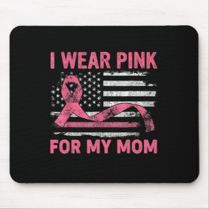 Mousepad Vista Rosa Para A Minha Mãe Cancer Americana Supo