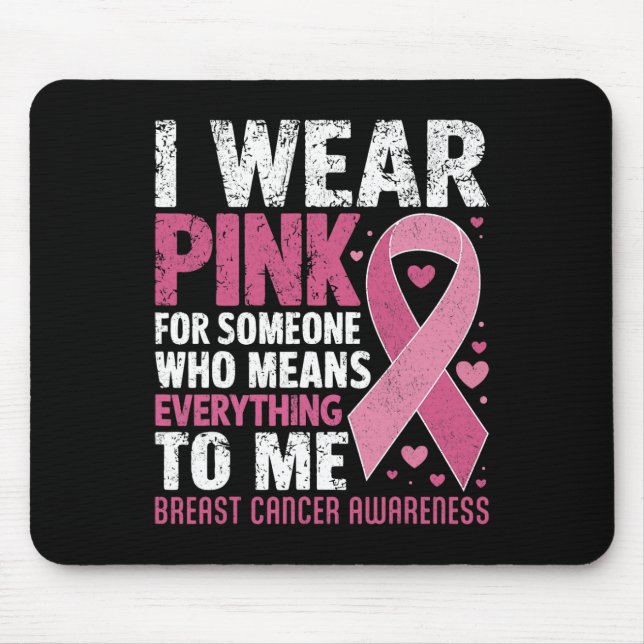 Mousepad Vista Rosa Para Alguém Que Me Quer Dizer Tudo (Frente)