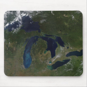 Mousepad Vista satélite dos grandes lagos