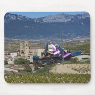 Mousepad Vista urbana elevada e Hotel Marques de Riscal
