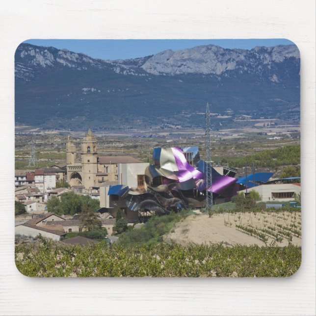 Mousepad Vista urbana elevada e Hotel Marques de Riscal (Frente)
