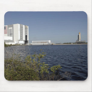 Mousepad Visto através da bacia, vaivém espacial Atlantis
