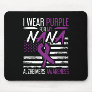 Mousepad Visto Roxo Para Awarenes De Nana Alzheimer Alzheim