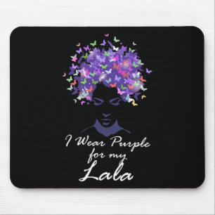 Mousepad Visto Roxo Para Minha Mãe Lala Apoio Alzheimerheim