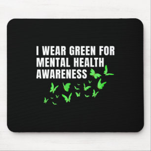 Mousepad Visto Verde Em Maio Mês De Sensibilização Para A S
