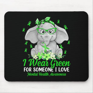 Mousepad Visto Verde Para Elementos De Fita De Sensibilizaç