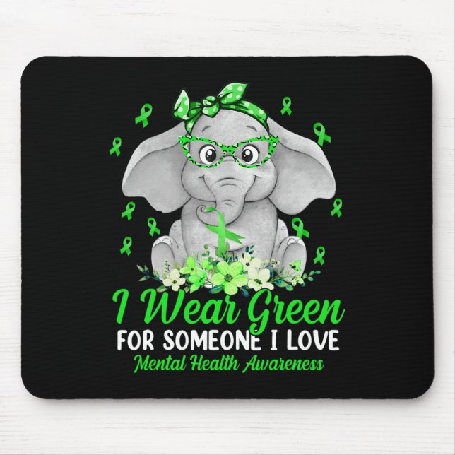 Mousepad Visto Verde Para Elementos De Fita De Sensibilizaç (Frente)
