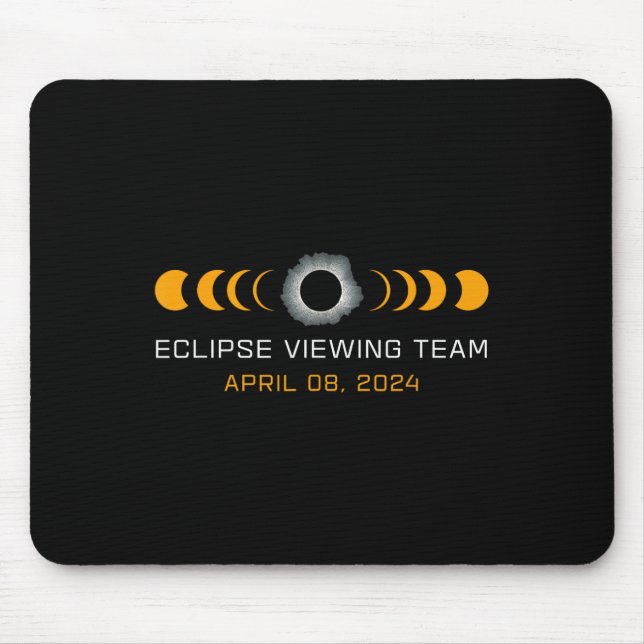 Mousepad Visualizando a Astronomia Total Solar Eclipse Engr (Frente)