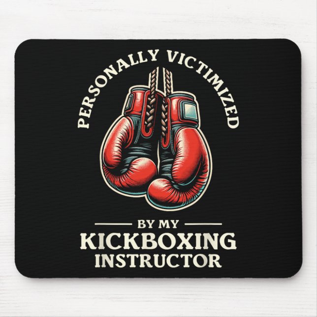 Mousepad Vitimado Pessoalmente pelo Meu Instrutor de Kickbo (Frente)