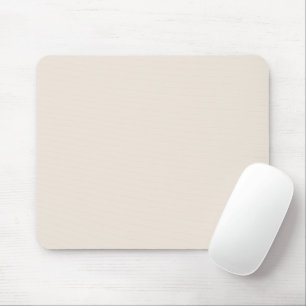 Mousepad Vitória bege creme sólido