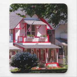 Mousepad Vitoriano Vermelho e Branco - Vineyard de Martha