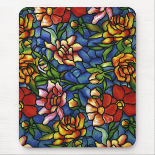 Mousepad Vitral floral