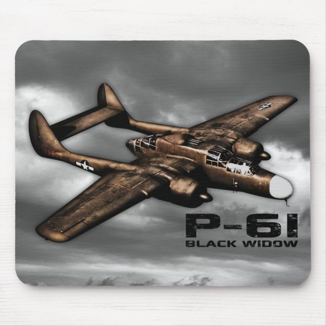 Mousepad Viúva Preta P-61 (Frente)