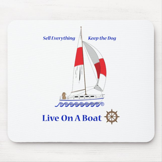 Mousepad Viva em um barco (Frente)