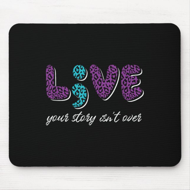 Mousepad Viva Sua História Não Terminou - Prevenção de Suic (Frente)