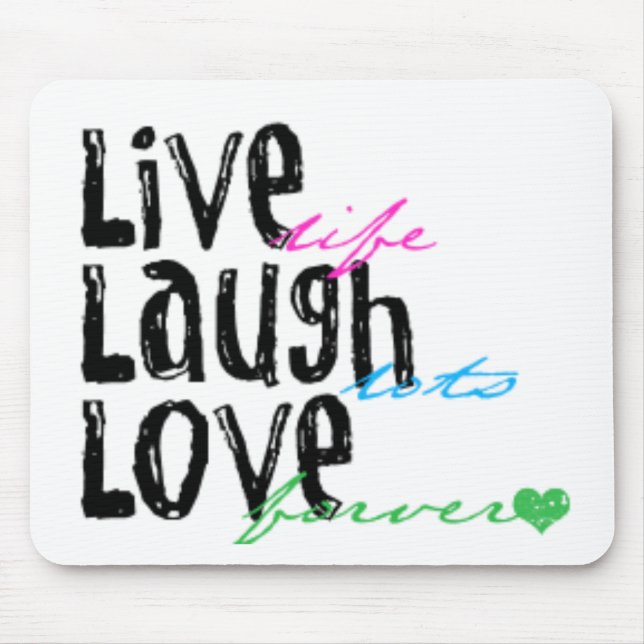Mousepad Vive o amor do riso (Frente)
