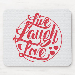 Mousepad Vive o amor do riso