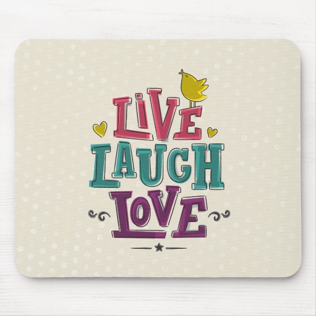 MOUSEPAD VIVE RAIVA AMOR (Frente)