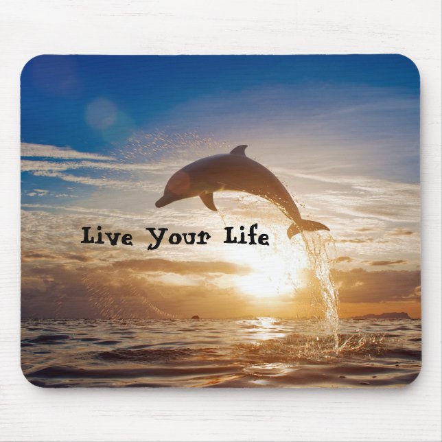 Mousepad Vive sua motivação da vida (Frente)