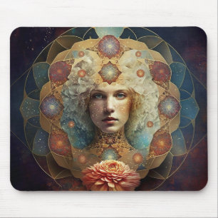 Mousepad Vivendo a arte visionária Mandala