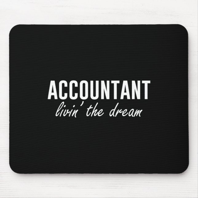 Mousepad Vivendo A Contabilidade Engraçada Do Contador De I (Frente)