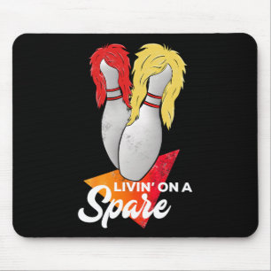 Mousepad Vivendo Em Um Time Reserva de Liga de Boliche