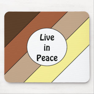 Mousepad Viver em Paz - Harmonia Racial