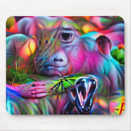 Mousepad Vivid Dreamscape: Agrizoofobia