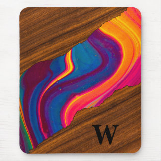 Mousepad Vívida Madeira Rio Colorido