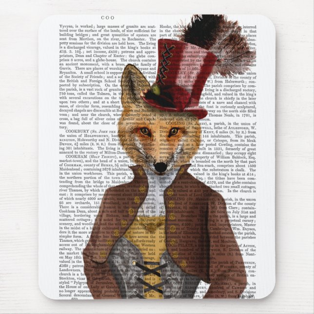 Mousepad Vivienne Steampunk Fox (Frente)