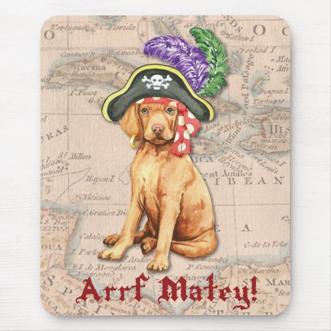 Mousepad Vizsla Pirate (Frente)