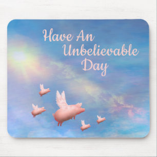 Mousepad Voando Porcos Inacreditável