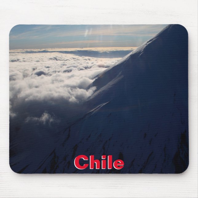 Mousepad Voando sobre o vulcão Osorno, Chile (Frente)