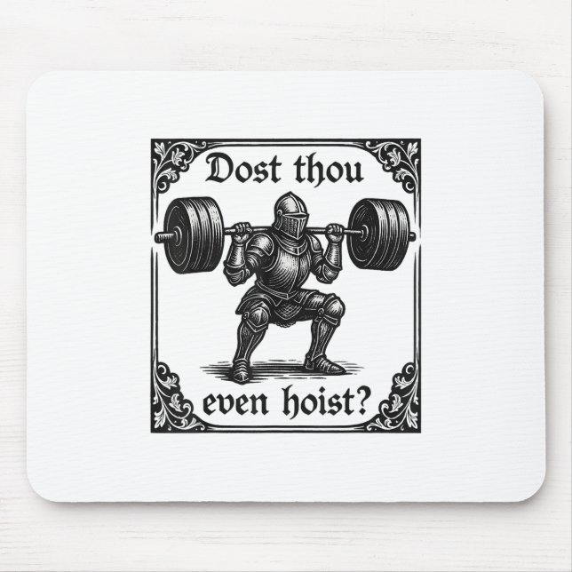 Mousepad Você Até Ganha Engraçada Gengibre Gótico De Elevaç (Frente)