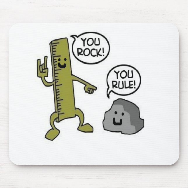 Mousepad você balança-o regra (Frente)