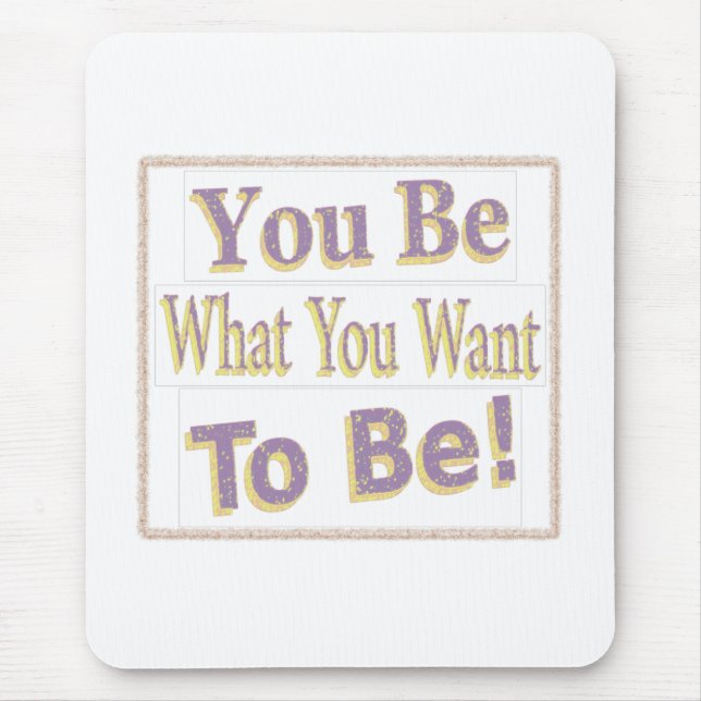 Mousepad "Você É!" Design bonito. Comprar Agora (Frente)